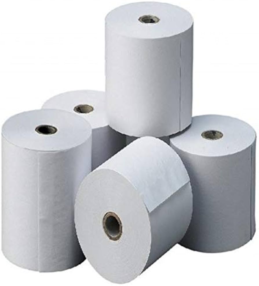 1000 Rollos Papel Térmico 80x80x12